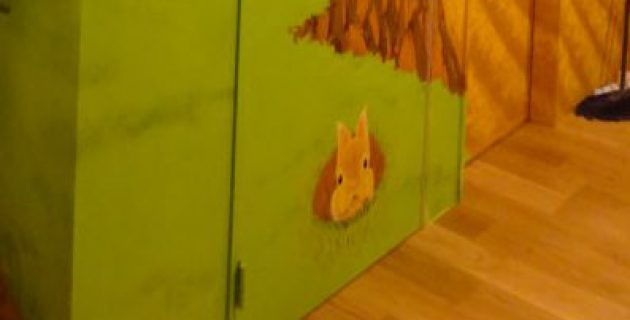 2017-12_千葉県_行徳市_コンパス幼保園_幼保園_エージング塗装_モルタル造形_特殊塗装